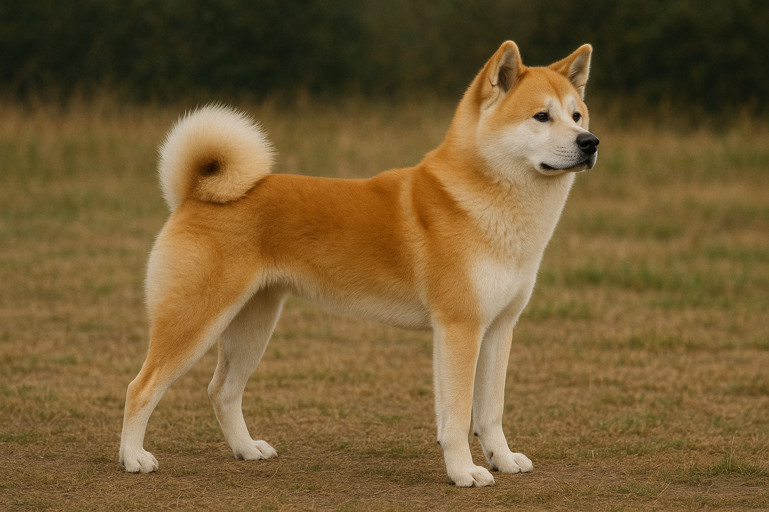 秋田犬の画像｜立派な成体の日本犬【無料】